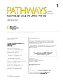NATIONAL GEOGRAPHIC LEARNING Pathways LS Level 1 Student's Book with the Spark platform