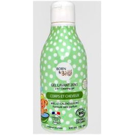 BORN TO BIO Gel Limpiador Bebe 300Ml. Bio para Piel Frágil