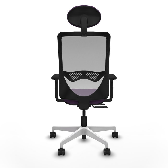 PIQUERAS Y CRESPO Silla de oficina Zulema con mecanismo Sincro/Traslack, Morado y Gris PIQUERAS Y CRESPO Silla de oficina Zulema con mecanismo Sincro/Traslack, Morado y Gris