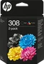 HP Pack de 2 Cartuchos de Tinta Original 308 Negro y Tricolor