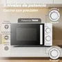 Grunkel MW-20EASY Microondas 20L 700W Blanco y Negro