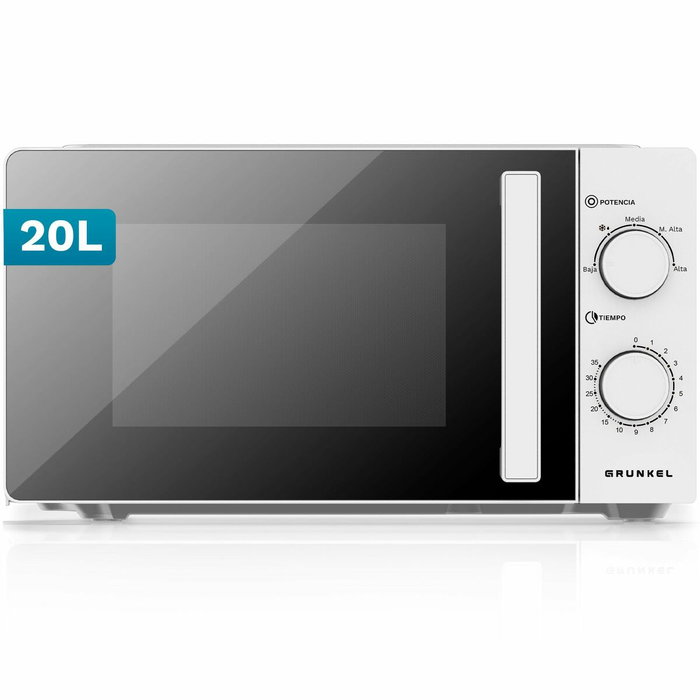 Grunkel MW-20EASY Microondas Blanco 20L 700W Grunkel MW-20EASY Microondas Blanco 20L 700W