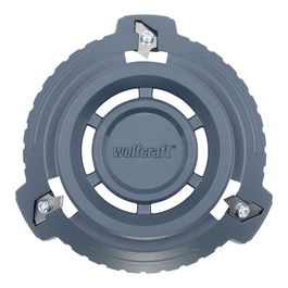 Wolfcraft Avellanador de Canto para Placa de Yeso, Diametro 68 mm, con 3 Cuchillas Intercambiables, Ideal para Instalar Enchufes en Pared Hueca