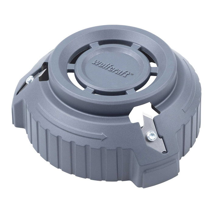 Wolfcraft Avellanador de Canto para Placa de Yeso, Diametro 68 mm, con 3 Cuchillas Intercambiables, Ideal para Instalar Enchufes en Pared Hueca