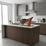 Quid Jamonero Soporte Madera Teruel 44,5x18x33 cm (6 Unidades)