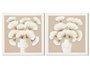 DKD Home Decor Cuadro Lienzo MDF 100x100 Jarrón Surtido de 2 Piezas