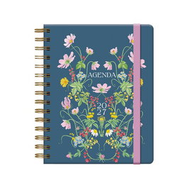 DOHE Agenda Anual 2027 Botanical Wire-O Tapa Extra 160x210 mm