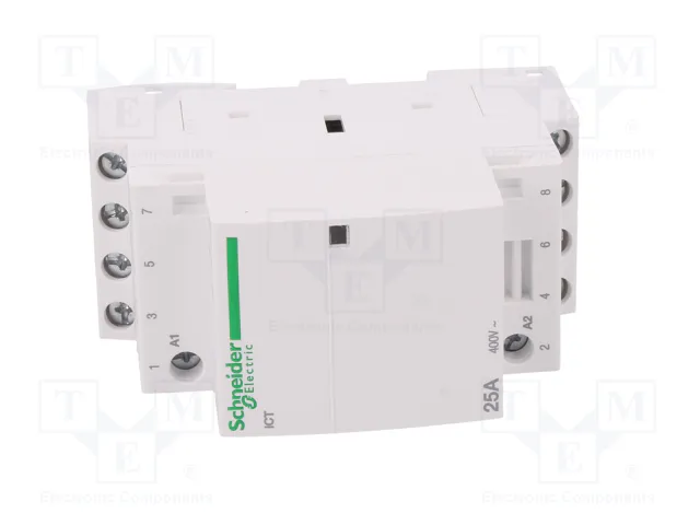 SCHNEIDER ELECTRIC Contactor ICT 4-polar 25A 24VAC NO x4