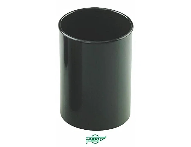 Faibo Cubilete Negro Opaco de Plástico Reciclado