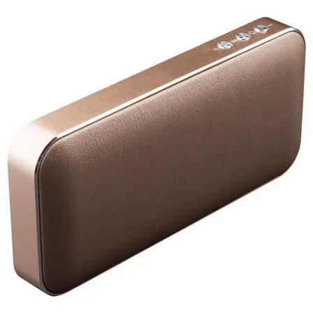 Altavoz con Bluetooth Hiditec HARUM/ 10W/ 2.0/ Dorado Altavoz con Bluetooth Hiditec HARUM/ 10W/ 2.0/ Dorado