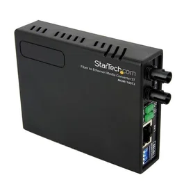 StarTech.com Conversor de Medios Ethernet 10/100 RJ45 a Fibra Óptica Multimodo ST - 2km