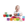 Tachan Set de 12 Cubos Didácticos para Aprendizaje de Números y Colores, +6 meses