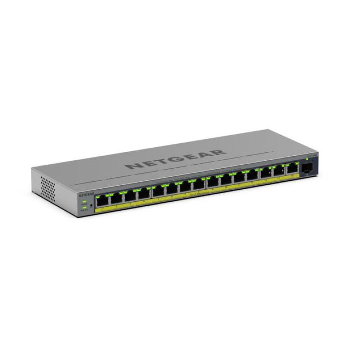 Switch Conmutador 16 Puertos Gigabit POE+ GS116EPP-100EUS de NETGEAR Profesional
