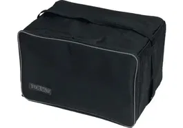 Tobago Funda Negra Para Cajón Acústico 36x13x54 cm Poliéster Alta Calidad Espuma Alta Densidad