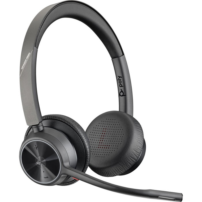 Poly Voyager 4320 Microsoft Teams Certified USB-C Headset + BT700 dongle - Negro