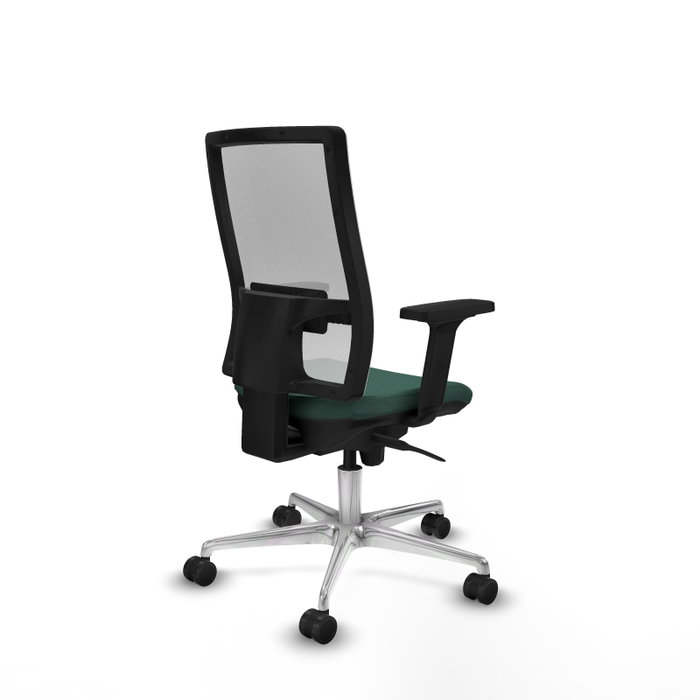 PIQUERAS Y CRESPO Silla de oficina Horna con mecanismo Sincro, Verde botella y Blanco PIQUERAS Y CRESPO Silla de oficina Horna con mecanismo Sincro, Verde botella y Blanco