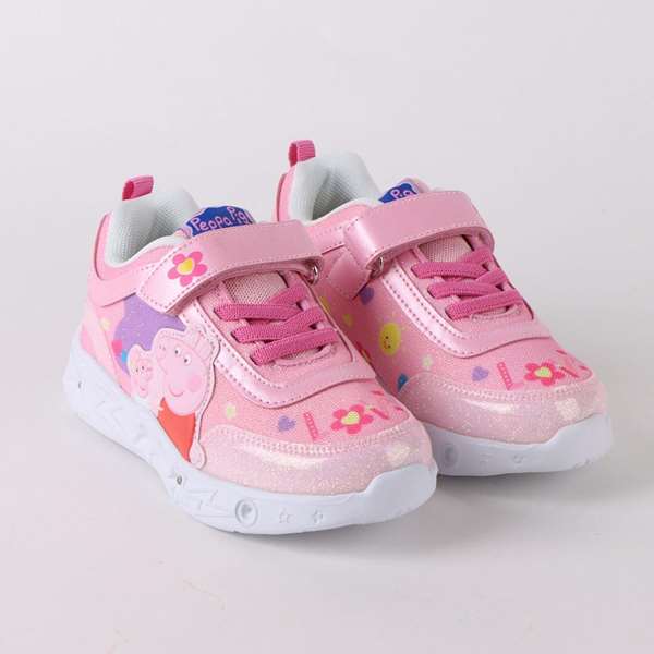 Peppa Pig Deportiva con Luces T023 Suela Eva - Modelos Surtidos - Talla 23 - Edad 2+ Años - Color Rosa