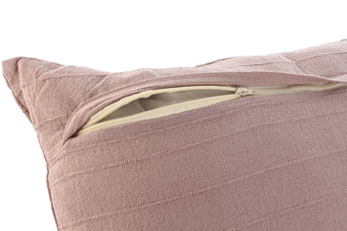 DKD Home Decor Cojín Algodón 60x60 Rosa Palo