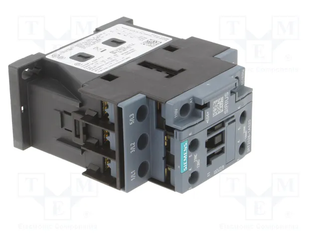 SIEMENS 3RT20 Contactor 3-polar 25A 110VAC S0 SIEMENS 3RT20 Contactor 3-polar 25A 110VAC S0