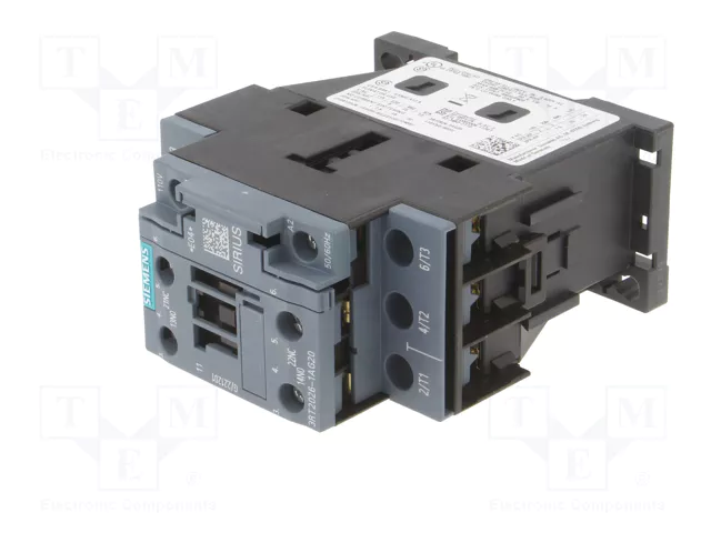 SIEMENS 3RT20 Contactor 3-polar 25A 110VAC S0 SIEMENS 3RT20 Contactor 3-polar 25A 110VAC S0