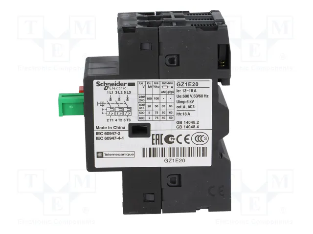 SCHNEIDER ELECTRIC Interruptor motorizado Easy TeSys 7,5kW 230÷690VAC