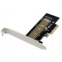 Conceptronic Adaptador PCI Express para 4 Unidades M.2 NVMe SSD, Negro