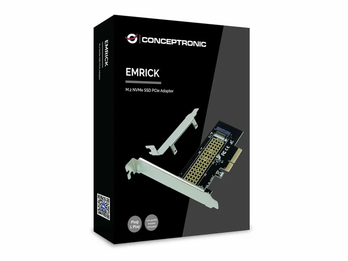 Conceptronic EMRICK05B Tarjeta M.2 NVMe PCIe 3.0 Conceptronic EMRICK05B Tarjeta M.2 NVMe PCIe 3.0