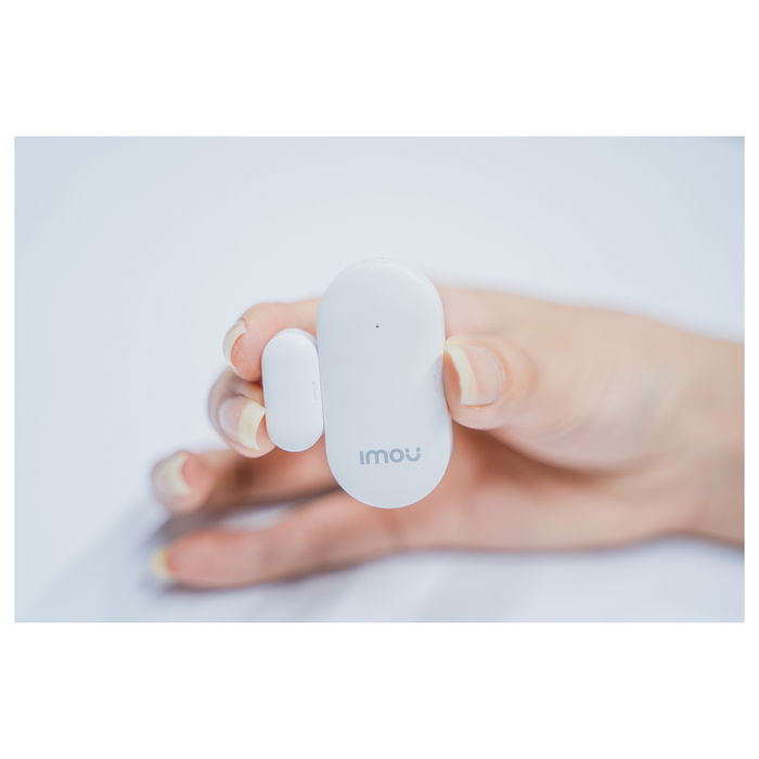 Imou ZD1 Sensor de Contacto Inalámbrico para Puertas y Ventanas, Blanco, RF 2400 MHz, Alcance 200 m, Batería 12 Meses
