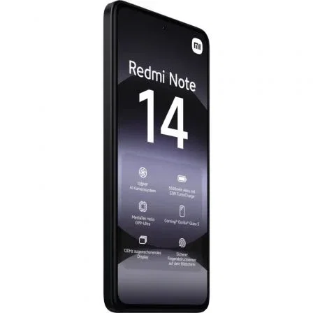 Xiaomi Redmi Note 14 8GB+256GB Smartphone Negro | Pantalla 6.67" AMOLED 120Hz | Cámara 108MP | Helio G99-Ultra | Batería 5500mAh