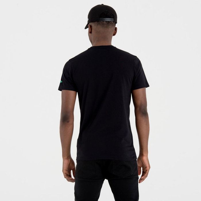 Camiseta Deportiva de Manga Corta New Era NOS NBA BOSCEL 60505459 Negro