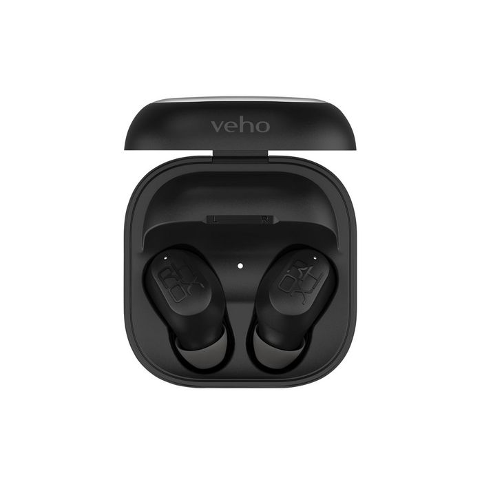 Veho RHOX LX True Wireless Auriculares Inalámbricos con Sonido Inmersivo, Batería Larga Duración, IPX4, Bluetooth 5.3, Estuche Carga