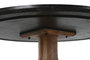 DKD Home Decor Mesa Comedor Moderna Acacia Marmol Negro Natural 115 x 115 x 76 cm
