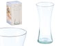 Giftdecor Jarrón de Cristal Transparente Estrecho Boca Ancha 26 cm (Set de 6)