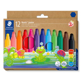 STAEDTLER 329 Noris Junior Jumbo Set de 10 estuches de 12 rotuladores de fibra