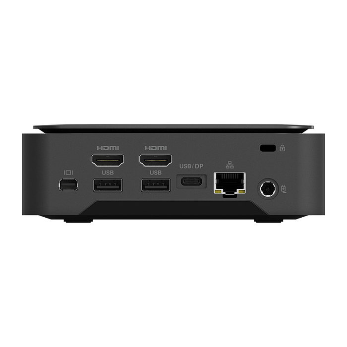 Gigabyte GB-BER7-8840 Mini PC Barebone AMD Ryzen 7 PRO 8840U, 8 núcleos, AMD Radeon 780M, DDR4, M.2 SSD, Wi-Fi 6, Gigabit Ethernet, HDMI 2.0b, DisplayPort 1.4, Negro
