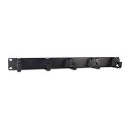 Inter-Tech IPC 19 pulg. SW-KFL5R Regleta de Gestión de Cables 5 Anillos 1HE Abierto de Color Negro