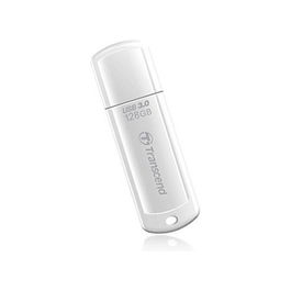 Transcend TS128GJF730 Stick de Memoria USB 3.2 Gen 1 de 128 GB, Color Blanco