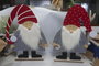 DKD Home Decor Figura MDF y Fieltro Gnomo Surtido de 2 unidades