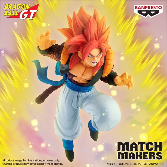 Banpresto Figura Super Saiyan 4 Gogeta vs Super Yi-Shinron Match Makers Dragon Ball GT 18cm