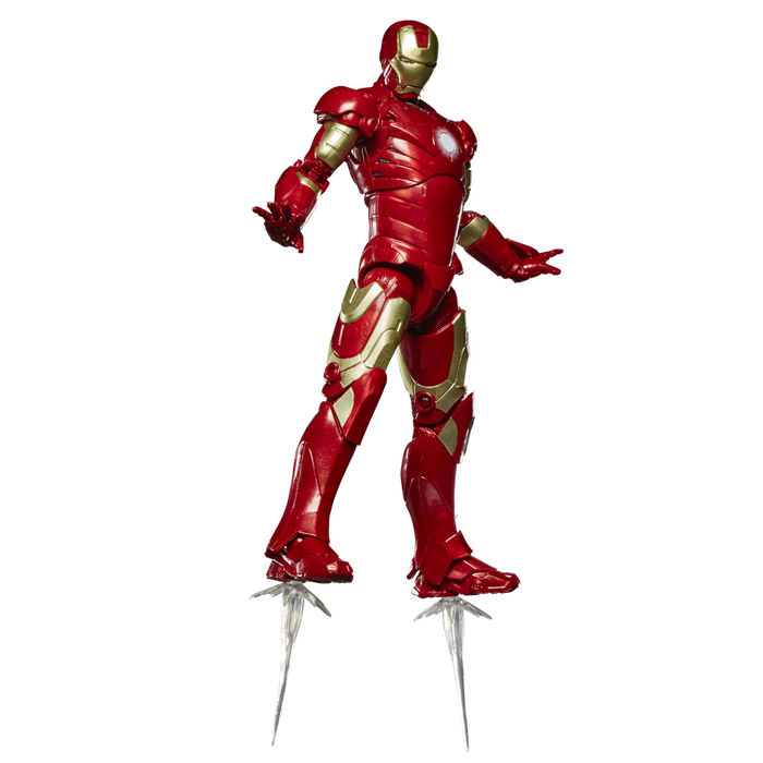 Hasbro Figura Marvel Legends Series Iron Man Mark III 15 cm - Figura de Acción con 20+ Puntos de Articulación, Efectos de Propulsión y Manos Alternativas para Colección