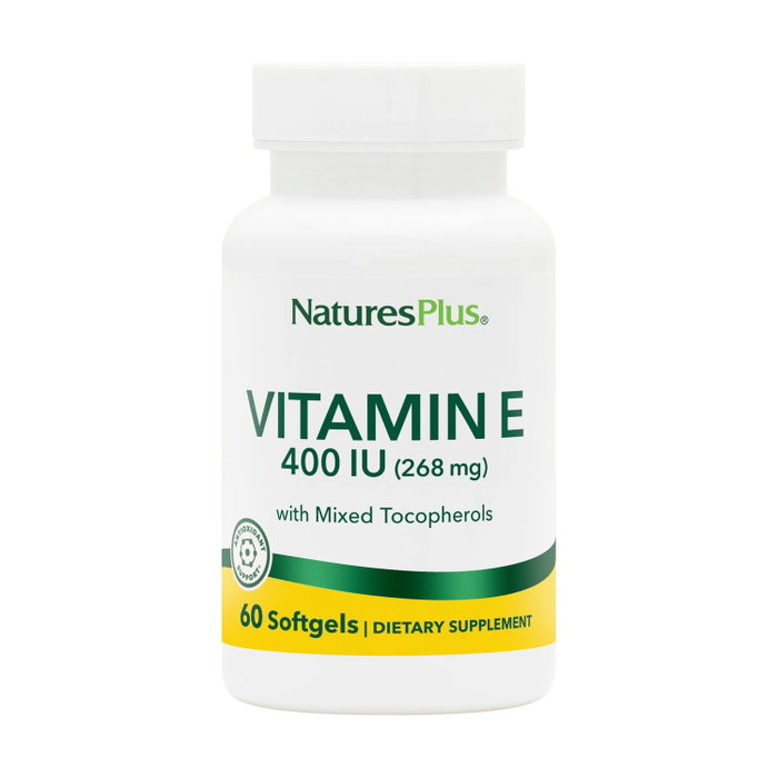 NATURES PLUS Vitamina E 400UI (mezcla tocoferoles) 60 perlas