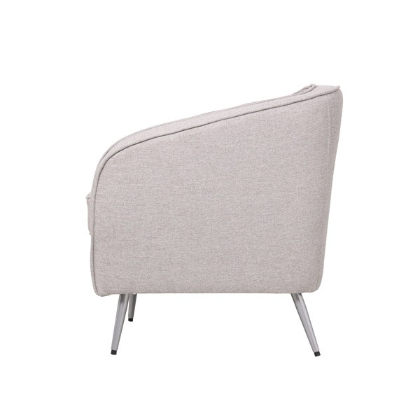 DKD Home Decor Sillón Gris Plateado 68 x 73 x 70 cm