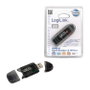 LogiLink MulticardReader 2.0 Lector de tarjetas USB 2.0 Negro