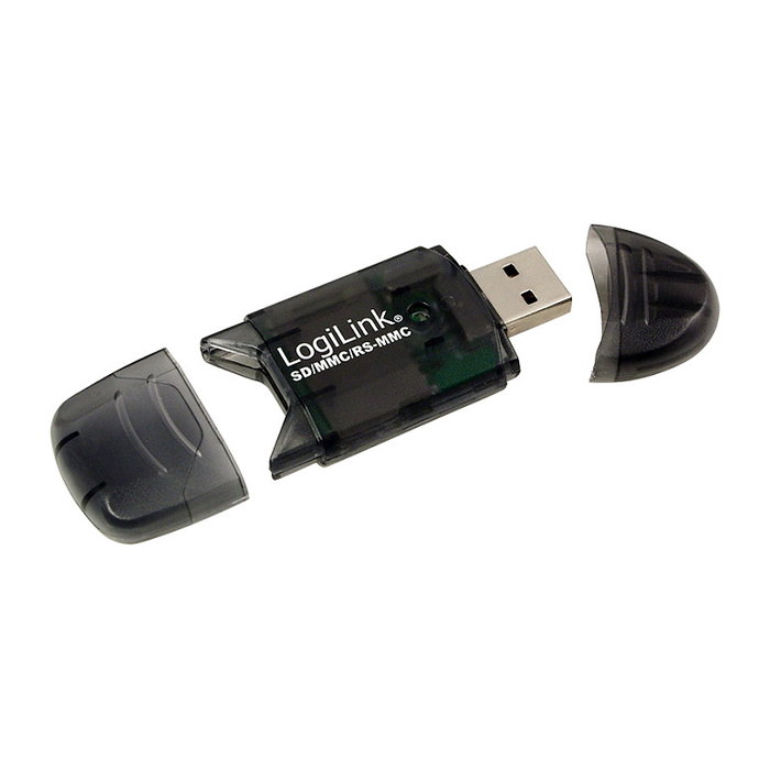LogiLink MulticardReader 2.0 Lector de tarjetas USB 2.0 Negro