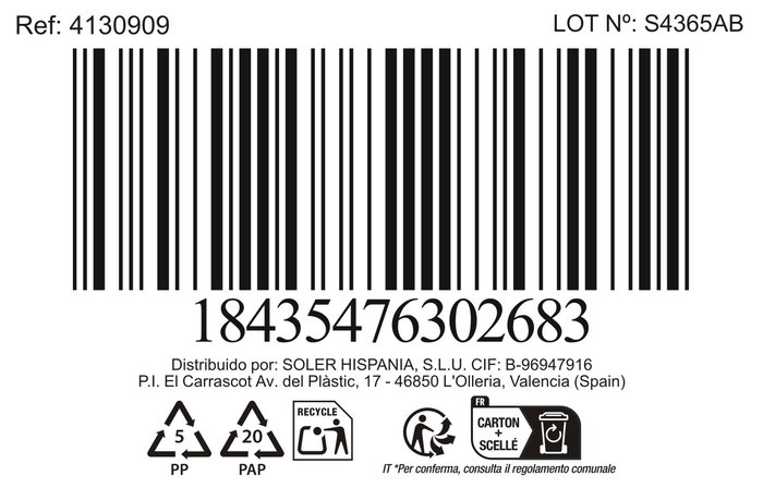 La Mediterranea Set 2 Copas Irish 240cc Kaffa (18 Cajas)