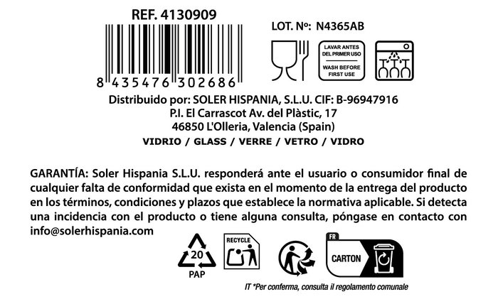 La Mediterranea Set 2 Copas Irish 240cc Kaffa (18 Cajas) La Mediterranea Set 2 Copas Irish 240cc Kaffa (18 Cajas)