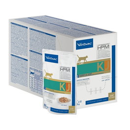 Virbac HPM KJ2 Mousse Renal y Articular para Gatos - 12 Sobres de 85 g