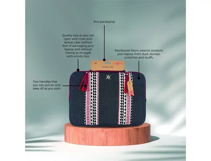 Wondee Funda Portatil Tanger 14 Pulgadas Compatible Universal Protección Contra Golpes y Arañazos Cierre Cremallera Ligera