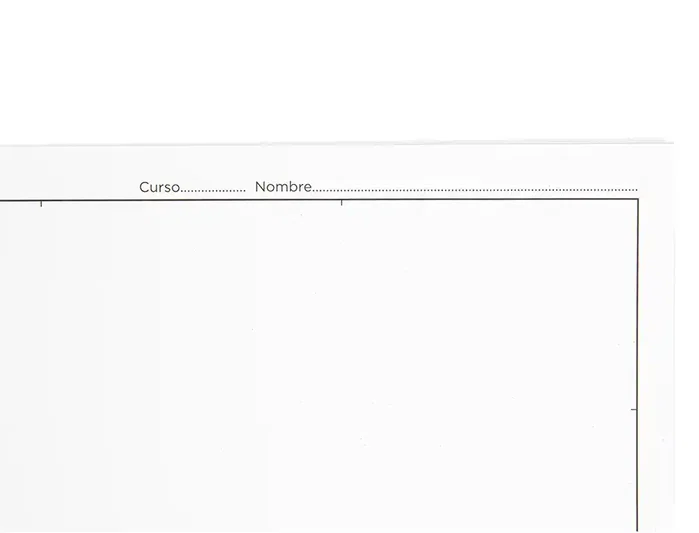 Liderpapel Bloc de dibujo lineal arquitectura espiral 230x325 mm 20 hojas 130g/m2 con recuadro perforado