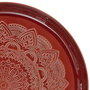Home Deco Factory Bandeja Mirage Metal Diámetro 41.5 cm con Decoración de Mandala Colores Surtidos